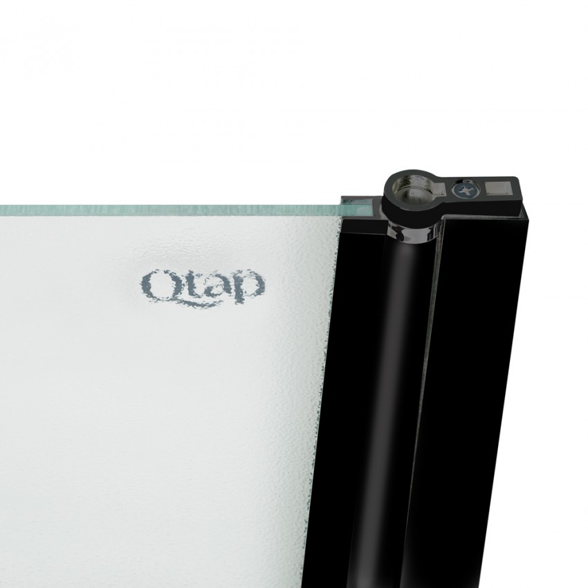Шторка для ванни Standard BLM407513APR, 75x140 см, скло 6 мм Pear, розпашна, права Qtap QTAP фото 3
