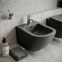 FLBS(BA) Fluid Біде підвісне, колір Basalto (1 сорт) CIELO