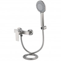 Змішувач для душу Nexus 010, Nickel (k35)  LDNEX010NKS49188 Lidz LIDZ фото 2