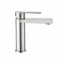 Змішувач для раковини низький Nexus 001F, Nickel (k35)  LDNEX001FNKS49184 Lidz LIDZ фото 3