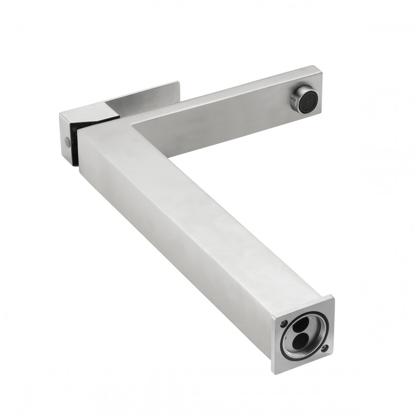 Змішувач для раковини високий Helix 001FH, Nickel (k35)  LDHEL001FHNKS49179 Lidz LIDZ фото 3
