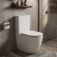 K3030-001 Компакт 931 Remo Pro Oval Tornado 011 сидіння SLIM Duroplast із Softclose і ф-ією швидкого зняття, колір білий глянець (1 сорт) CERSANIT-С Україна