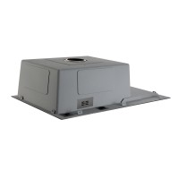 Мийка для кухні інтегрована Handmade Max 500 H7849R Brushed Steel, 3,0/1,0 мм, крило праворуч, збільшена чаша LDH7849RBRU49464 Lidz LIDZ фото 4