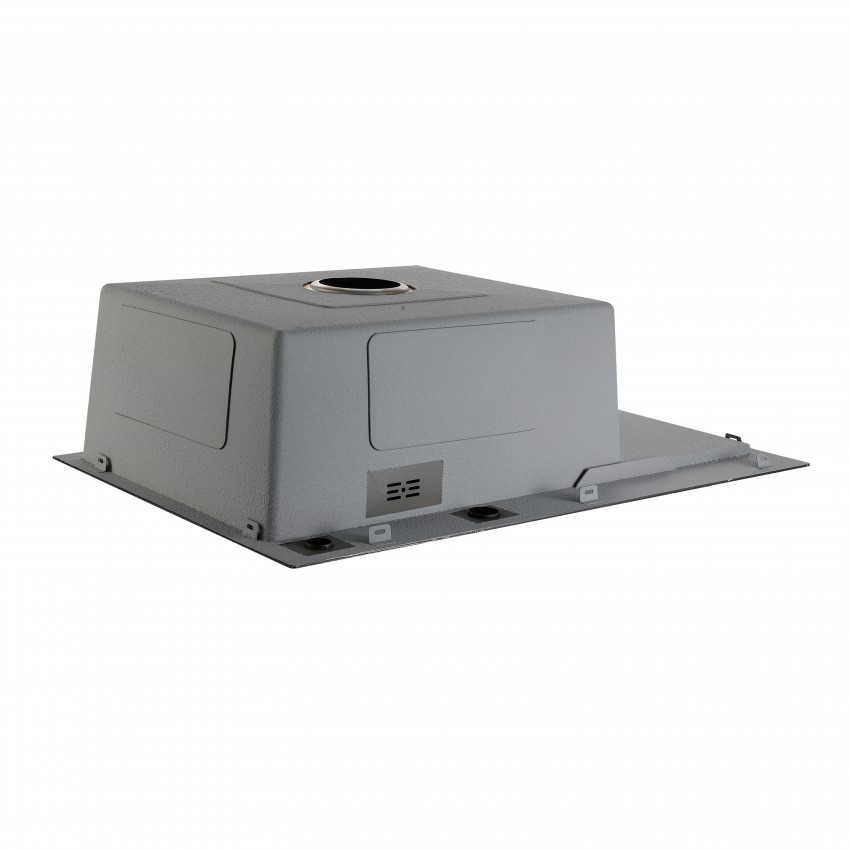 Мийка для кухні інтегрована Handmade Max 500 H7849R Brushed Steel, 3,0/1,0 мм, крило праворуч, збільшена чаша LDH7849RBRU49464 Lidz LIDZ фото 4