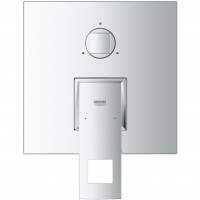 24094000 Eurocube зовнішня частина змішувача на 3 споживача, хром (1 сорт) GROHE фото 1