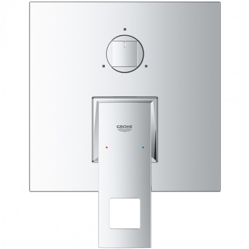 24094000 Eurocube зовнішня частина змішувача на 3 споживача, хром (1 сорт) GROHE фото 1