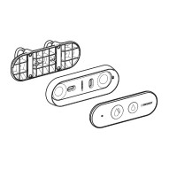 115.708.00.1 Механізм дистанційного змиву Bluetooth Geberit, з подвійним змивом, альпійський білий (1 сорт) GEBERIT фото 1