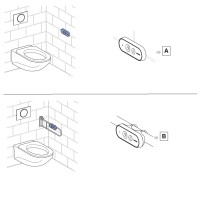 115.708.00.1 Механізм дистанційного змиву Bluetooth Geberit, з подвійним змивом, альпійський білий (1 сорт) GEBERIT фото 3