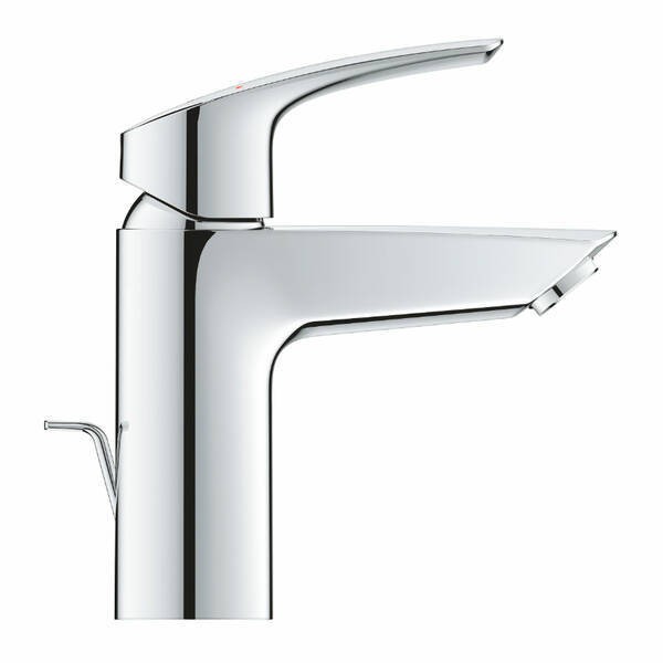 33265003 Eurosmart змішувач на 1 отвір, хром донний клапан GROHE фото 2