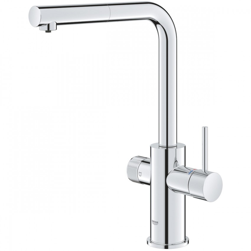 30590000 GROHE Blue Pure Minta Змішувач для кухні для подачі технічної і фільтрованої води, хром (1 сорт) GROHE фото 1