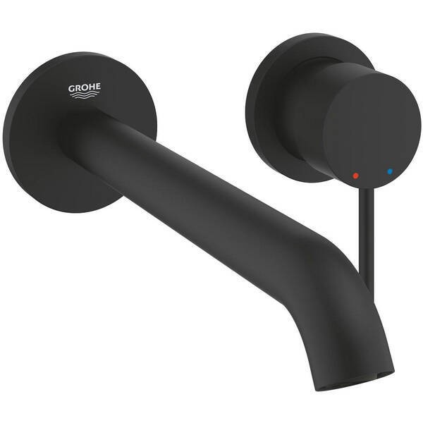 29193KF1 Essence New OHM Змішувач для раковини, 2 отвори, L-Size, чорний матовий GROHE