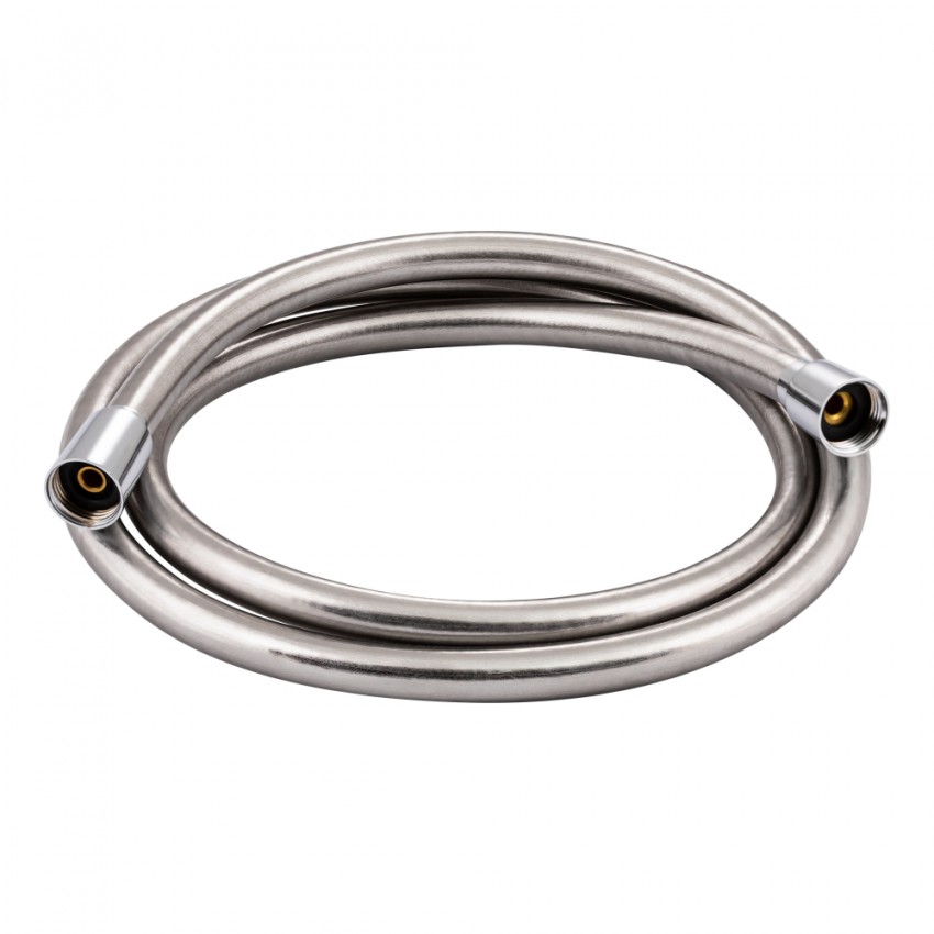 Шланг для ручного душу Hadice, 1600 мм, Chrome QTHADPVC160C Qtap QTAP