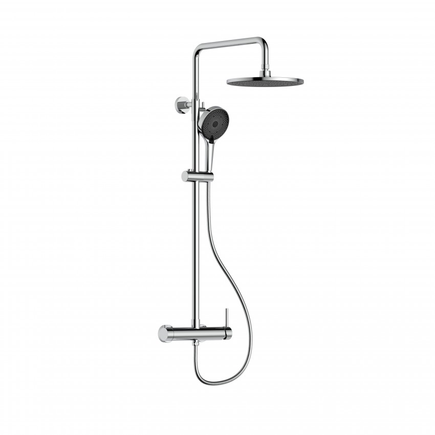 Душова система універсальна Sloup, Chrome (k35) на два споживачі QT57103OC Qtap QTAP