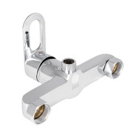 Змішувач для душу Latwa 010, Chrome (k40) з душовим гарнітуром LDLAT010CRM45416 Lidz LIDZ фото 2