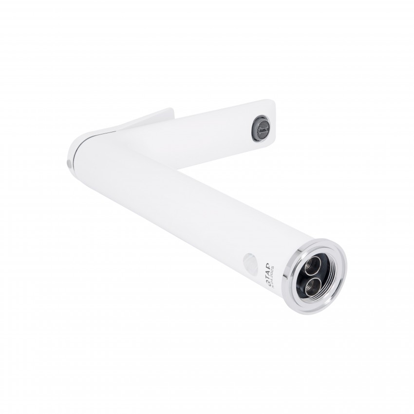 Змішувач для раковини високий Presto, Chrome/White (k35) QTPRE269CRW45577 Qtap QTAP фото 4