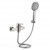 Змішувач для душу Luna 010, Nickel (k35)  LDLUN010NKS49191 Lidz LIDZ