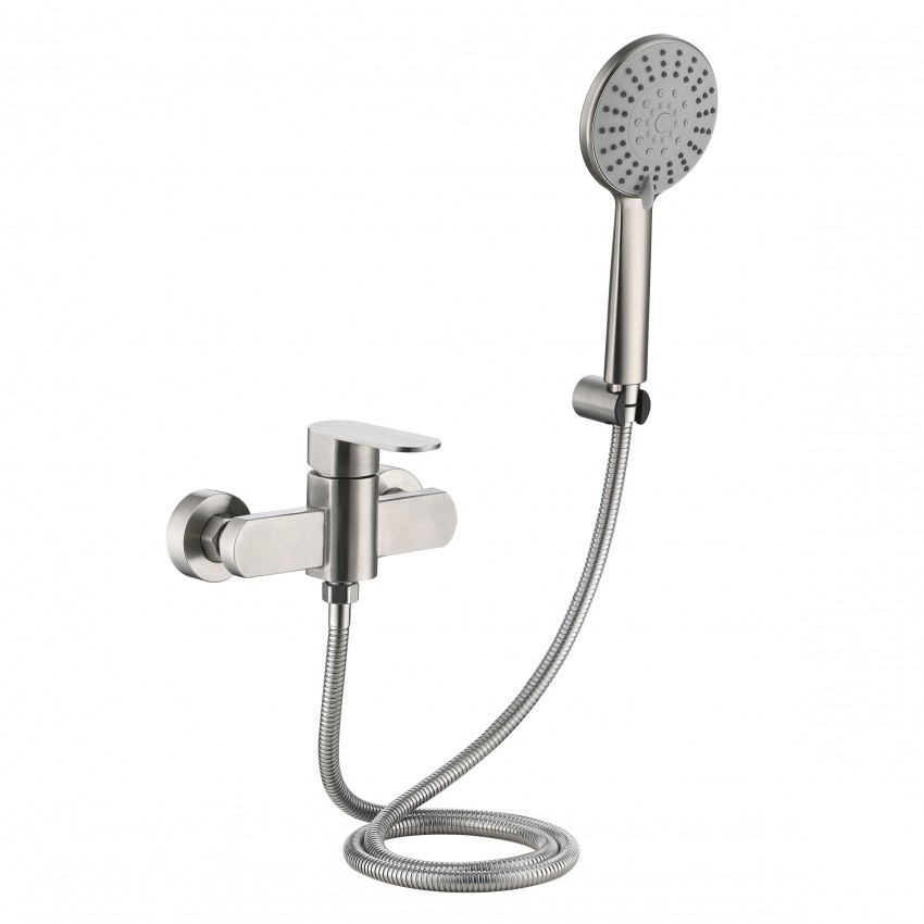 Змішувач для душу Luna 010, Nickel (k35)  LDLUN010NKS49191 Lidz LIDZ