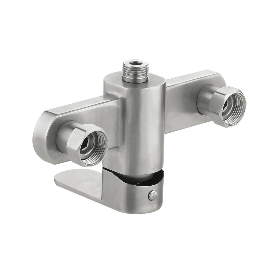 Змішувач для душу Luna 010, Nickel (k35)  LDLUN010NKS49191 Lidz LIDZ фото 4