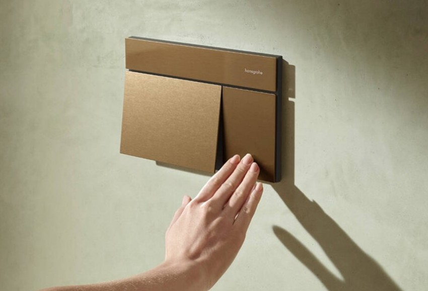 Панель змиву Hansgrohe iFrame Element E Brushed Bronze (66003140) HANSGROHE