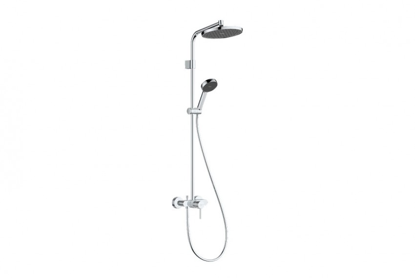 Душова система зі змішувачем Hansgrohe Activera S 240 1jet EcoSmart Varia (Хром, 28875000) HANSGROHE