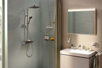 Душова система з термостатом Hansgrohe Activera Q 290/180 1jet EcoSmart ShowerTablet Select 360 (Хром, 28648000) HANSGROHE фото 1