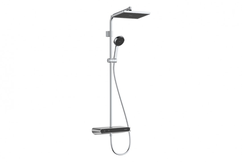 Душова система з термостатом Hansgrohe Activera Q 290/180 1jet EcoSmart ShowerTablet Select 360 (Хром, 28648000) HANSGROHE