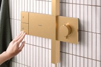Душова система з термостатом Raindance Alive S 300 1jet з ShowerSelect Comfort (Шліфована бронза, 24582140) HANSGROHE фото 1
