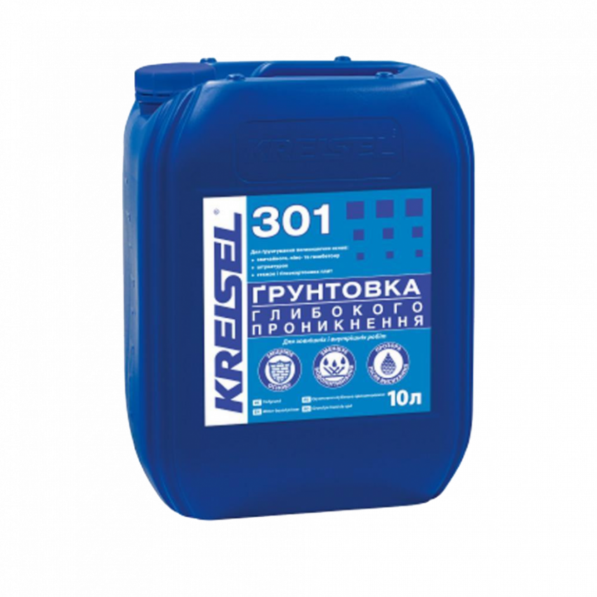 Ґрунт Kreisel 301 глибокого проникнення  (10 л) (1 сорт) KREISEL