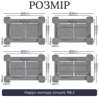 E10052 Клавіша змиву для  Geberit Sigma (1 сорт) EDPLIT фото 2