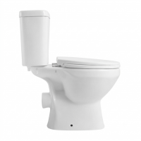 PS212C01VW Basic A Унітаз- компакт безобідковий Vortex Flush, з кришкою soft-close, білий ### (1 сорт) PRIMERA фото 3