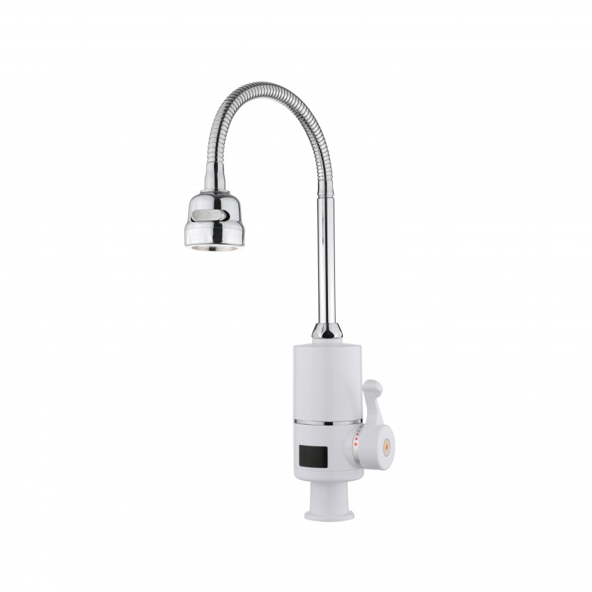 Проточний кран-водонагрівач  Warm 062,White/Chrome   для кухні на три режими LDWAR062WCR49099 Lidz LIDZ фото 2
