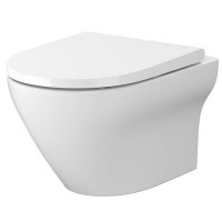 S701-472 СЕТ B331 LARGA Унітаз підвісний EW CLEANON + кришка дюропласт SLIM з механізмом плавного закривання (1 сорт) CERSANIT-С Україна