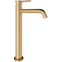 550536BG Flow Змішувач д/раковини, високий, brushed gold (1 сорт) DEVIT фото 1