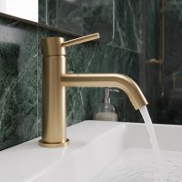 550547BG Flow Змішувач д/раковини, brushed gold (1 сорт) DEVIT