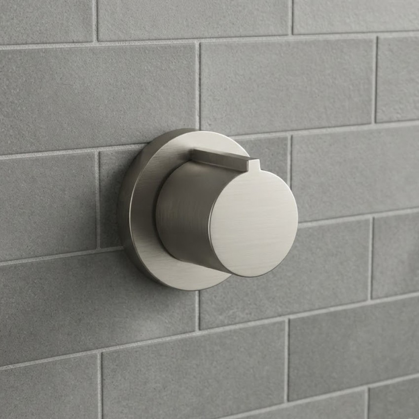 43268-149 Зовнішня частина термостата, 'Finox Brushed Nickel (1 сорт) GESSI