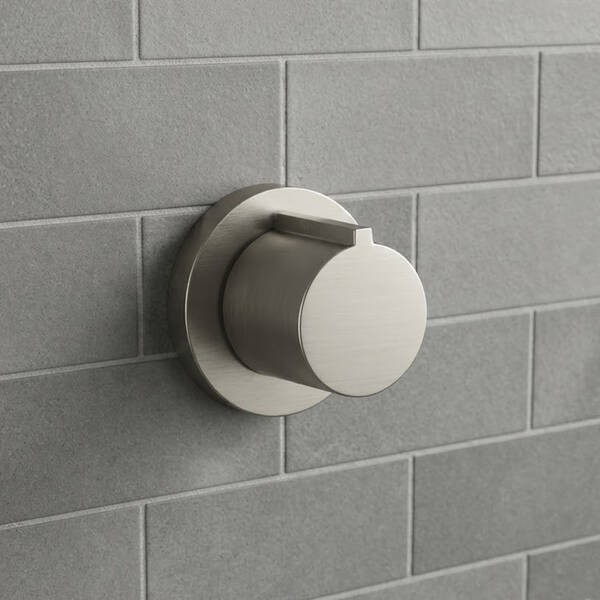 43268-149 Зовнішня частина термостата, 'Finox Brushed Nickel GESSI