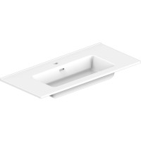 332100W COMFORT Тумба 100 з раковиною, біла (1 сорт) DEVIT фото 1
