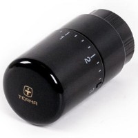 TGGCZ002 Термоголовка SLIM, чорний глянець (1 сорт) Terma