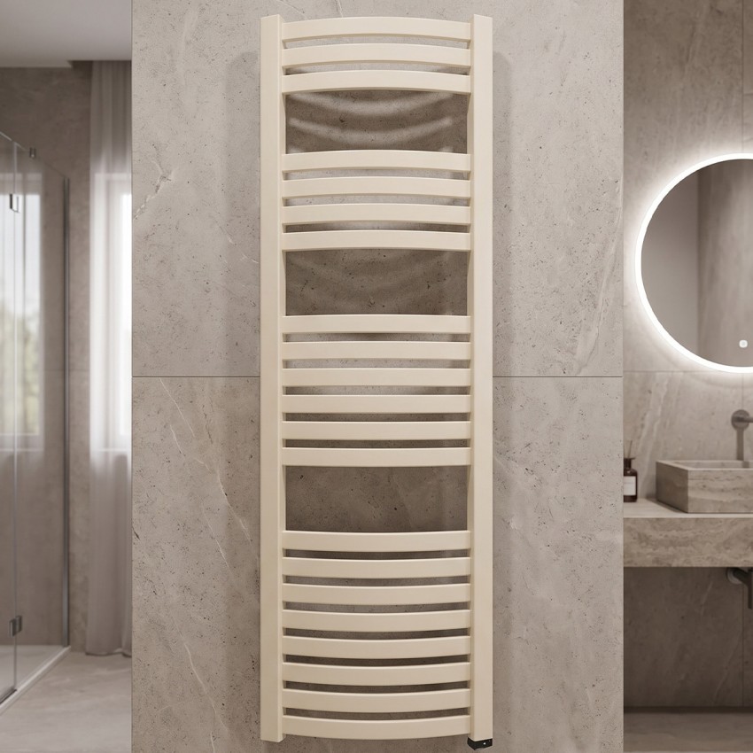 WWDEN086040KBUHE8P Рушникосушка електрична Terma Dexter One 860*400 ,колір  Blush, приховане підключення E8 (праве), 400 W (1 сорт) Terma