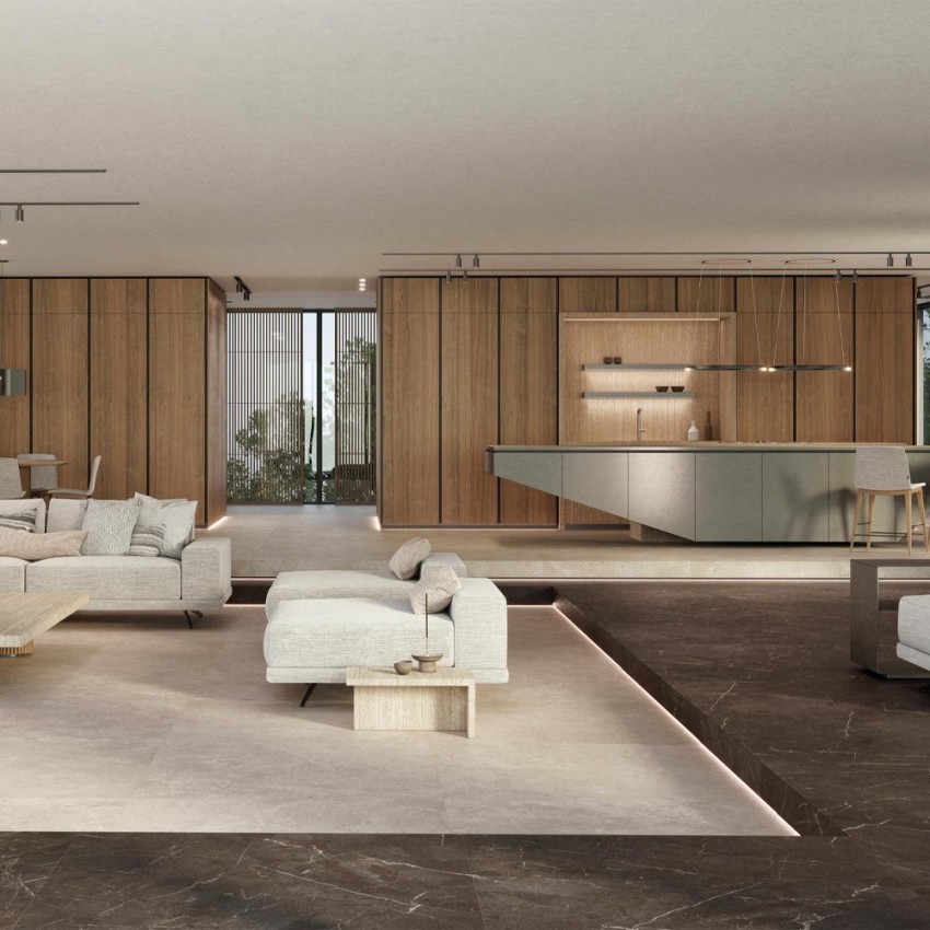 100388449 BRESCIA MOKA L 120X120(A) (1 сорт) PORCELANOSA (MC) фото 4