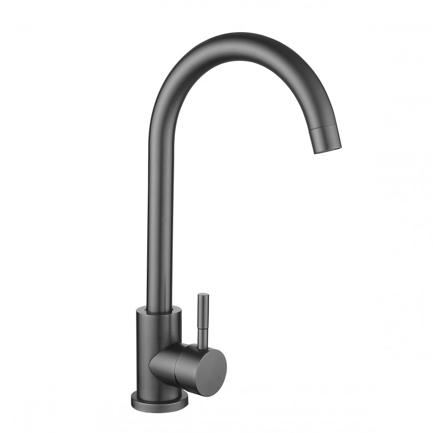 Змішувач для кухні Aria 015F, Graphite (k35)  LDARI015FGRP49559 Lidz LIDZ