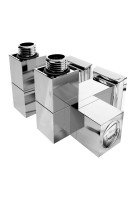 Кран кутовий під ТЕН профільний, G1/2″ комплект MARIO