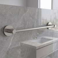 DFL21010101BN Flow Тримач для рушників, 600мм, Brushed Nickel PVD (1 сорт) DEVIT фото 1