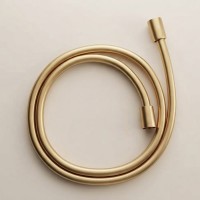 D113000001000BG Flow Душовий шланг з латунними гайками G1/2’’ довжиною 1,5 м, brushed gold (1 сорт) DEVIT фото 1