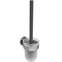 DFL21010501GM Flow Йоржик для унітазу з тримачем, підвісний, колір Gun Metal PVD (1 сорт) DEVIT фото 2