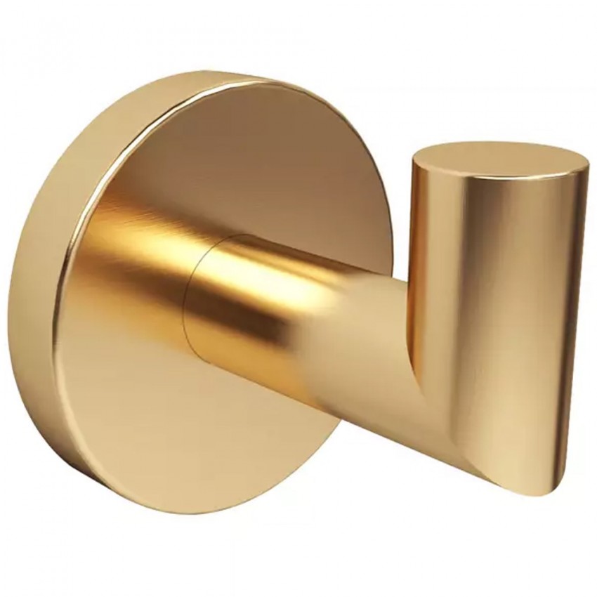DFL60000202BG Flow Гачок одинарний, колір Brushed Gold PVD (1 сорт) DEVIT фото 2