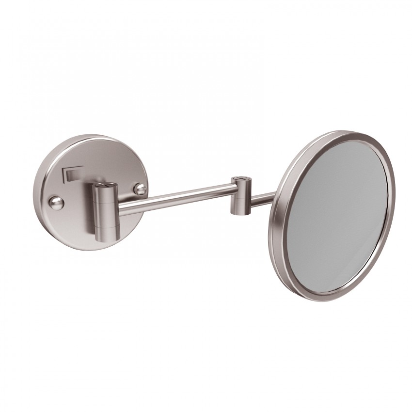 DFL53071002BN Flow Косметичне дзеркало, з підсвіткою, колір Brushed Nickel PVD (1 сорт) DEVIT