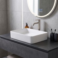 DFL2170100W Flow square Раковина прямокутна 510х405х110 мм на стільницю, без переливу, біла (1 сорт) DEVIT фото 3