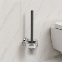 Flow DFL21010501C Щітка  для унітазу з тримачем, підвісний, колір хром (1 сорт) DEVIT фото 1