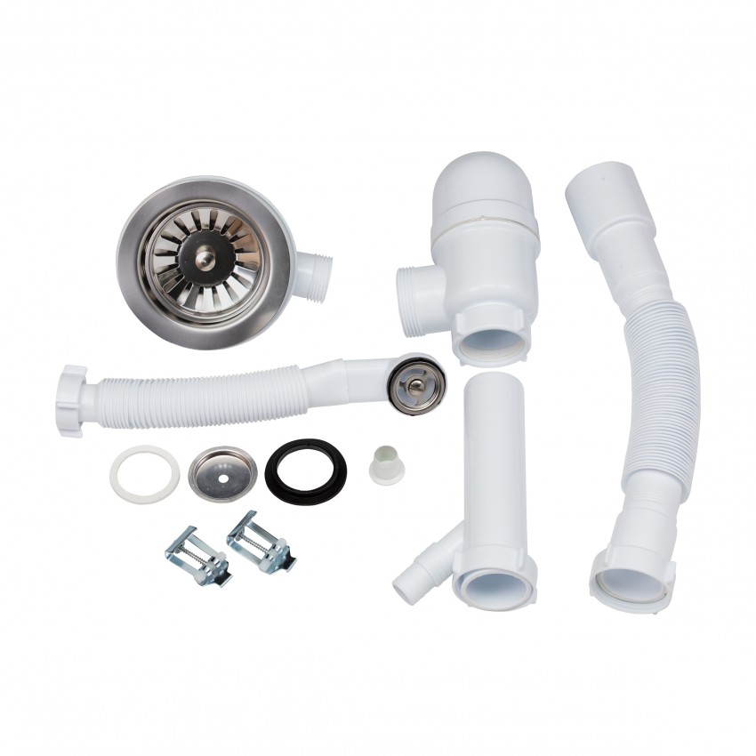 Мийка для кухні (WHI-01) 650х500/200 Lidz LIDZ фото 4